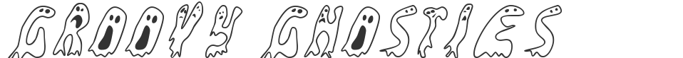 Groovy Ghosties font preview