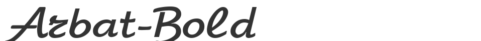 Arbat-Bold font preview