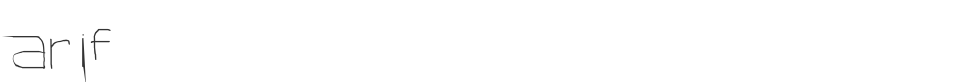arif font preview