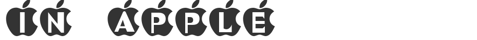 IN APPLE font preview