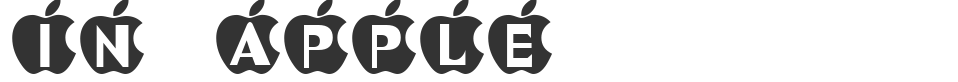 IN APPLE font preview