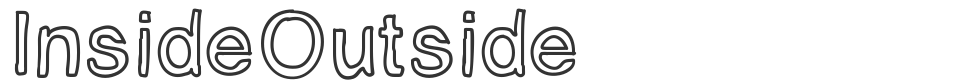 InsideOutside font preview