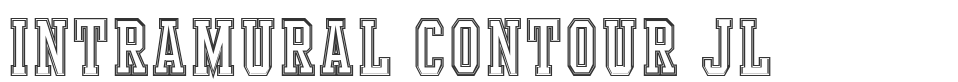 Intramural Contour JL font preview