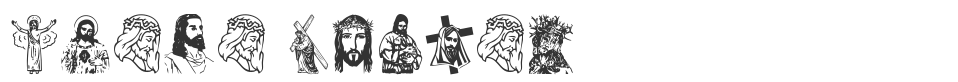 Jesus Christ font preview