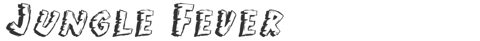 Jungle Fever font preview