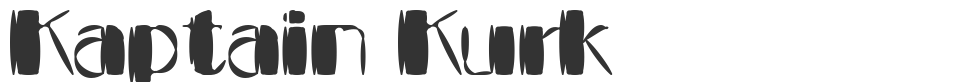 Kaptain Kurk font preview