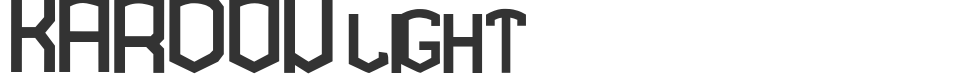 KARDON light font preview
