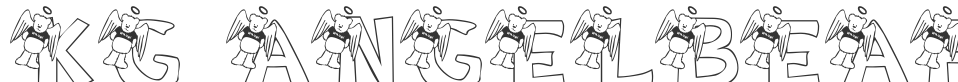 KG ANGELBEAR font preview