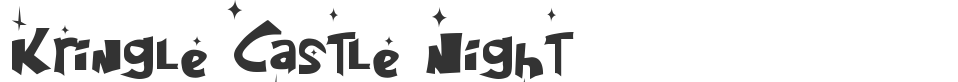 Kringle Castle Night font preview