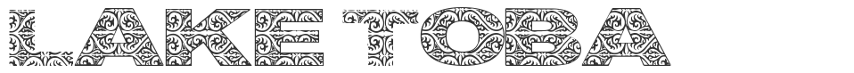 Lake Toba font preview