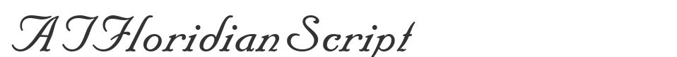 ATFloridianScript font preview