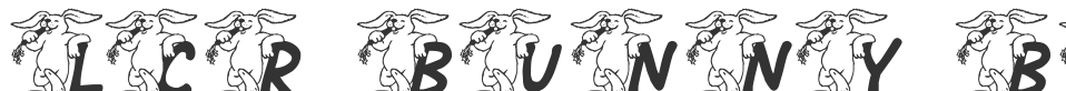 LCR Bunny Brunch font preview