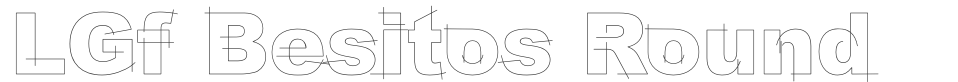 LGf Besitos Round font preview