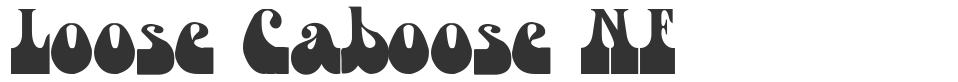 Loose Caboose NF font preview