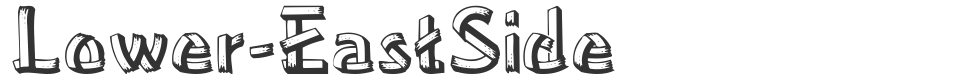 Lower-EastSide font preview