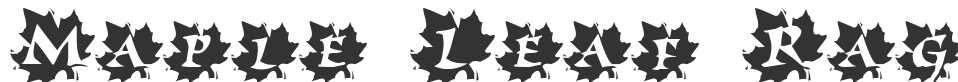 Maple Leaf Rag font preview