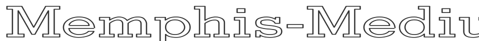 Memphis-Medium HE font preview