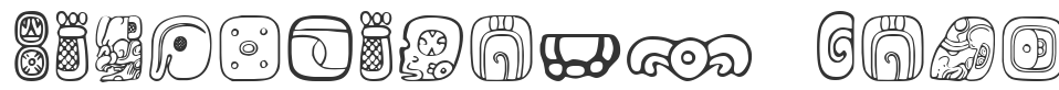 MesoAmerica Dings font preview