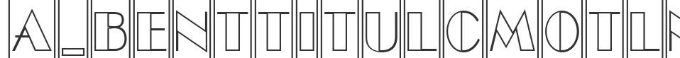 a_BentTitulCmOtlNr font preview