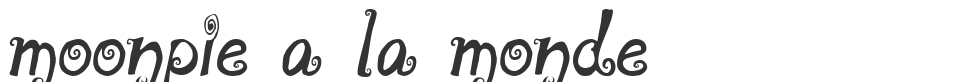 moonpie a la monde font preview