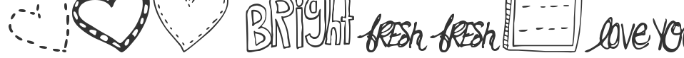 MTF Doodlewhats font preview