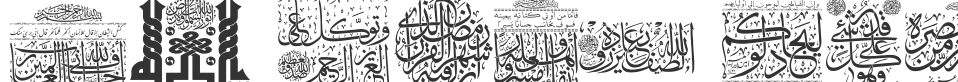 My Font Quraan 5 font preview