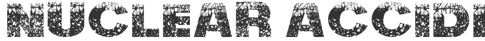 Nuclear Accident font preview