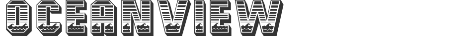 OceanView font preview