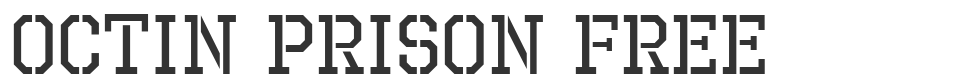 Octin Prison Free font preview