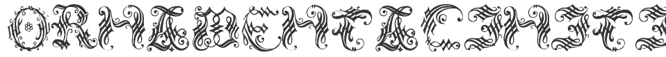 OrnamentalInitialButtons font preview