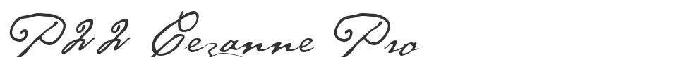 P22 Cezanne Pro font preview