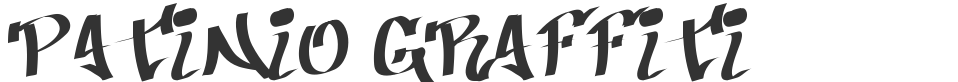 Patinio Graffiti font preview