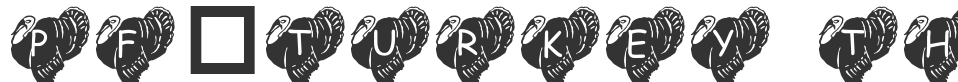 pf_turkey thanksgiving font preview