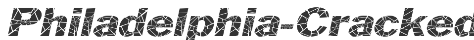 Philadelphia-Cracked-Extended font preview