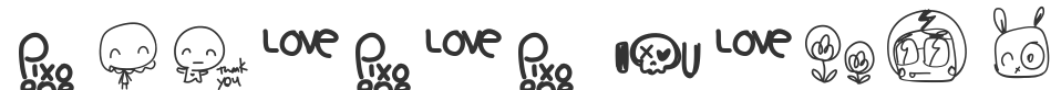 pixopop roughcut font preview