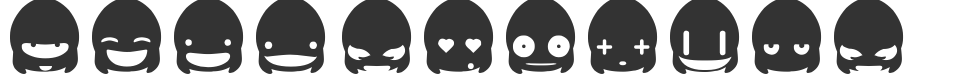 Punk Smileys font preview