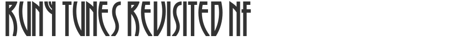 Runy Tunes Revisited NF font preview