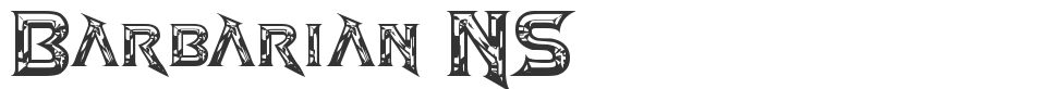 Barbarian NS font preview