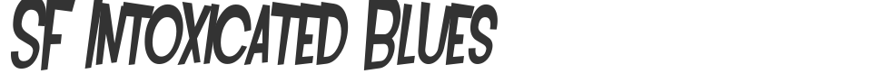 SF Intoxicated Blues font preview