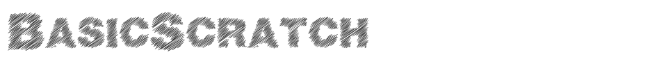 BasicScratch font preview
