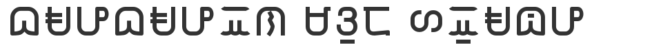 Baybayin Mod Heavy font preview