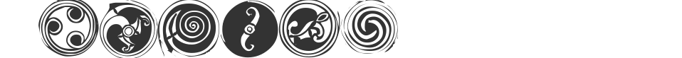 Spirals font preview