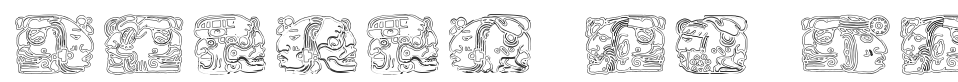 Spirit of Montezuma Five font preview