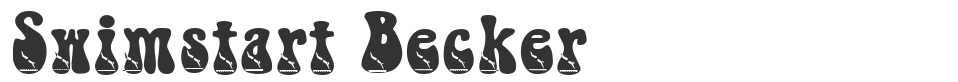 Swimstart Becker font preview