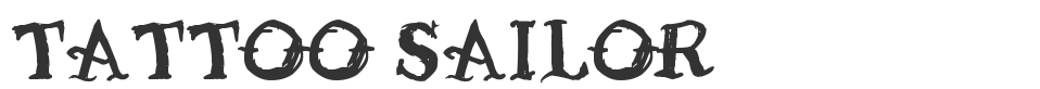 Tattoo Sailor font preview
