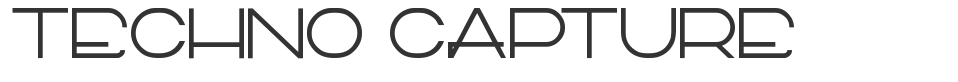 TECHNO CAPTURE font preview