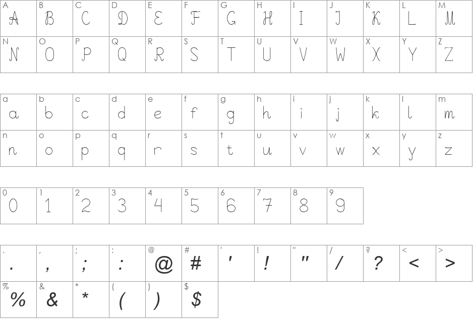 Viper78 may_24_year_2009 font character map preview