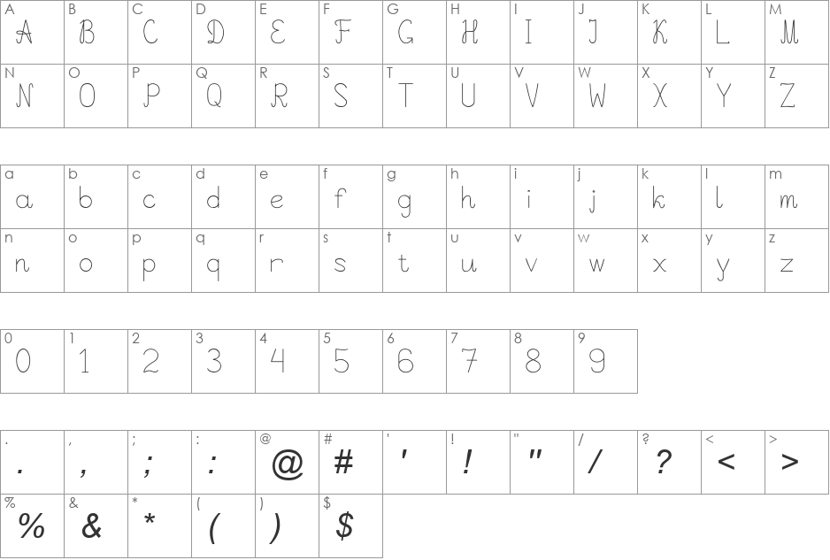 Viper78_march_05_year_2014 font character map preview