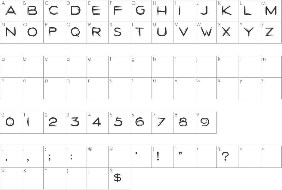 VOG_jag font character map preview