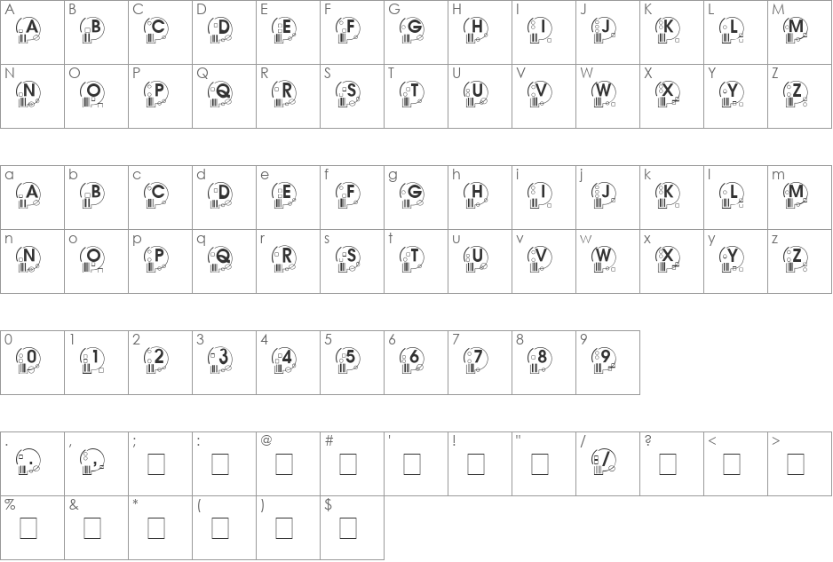WhatPoss-Use font character map preview